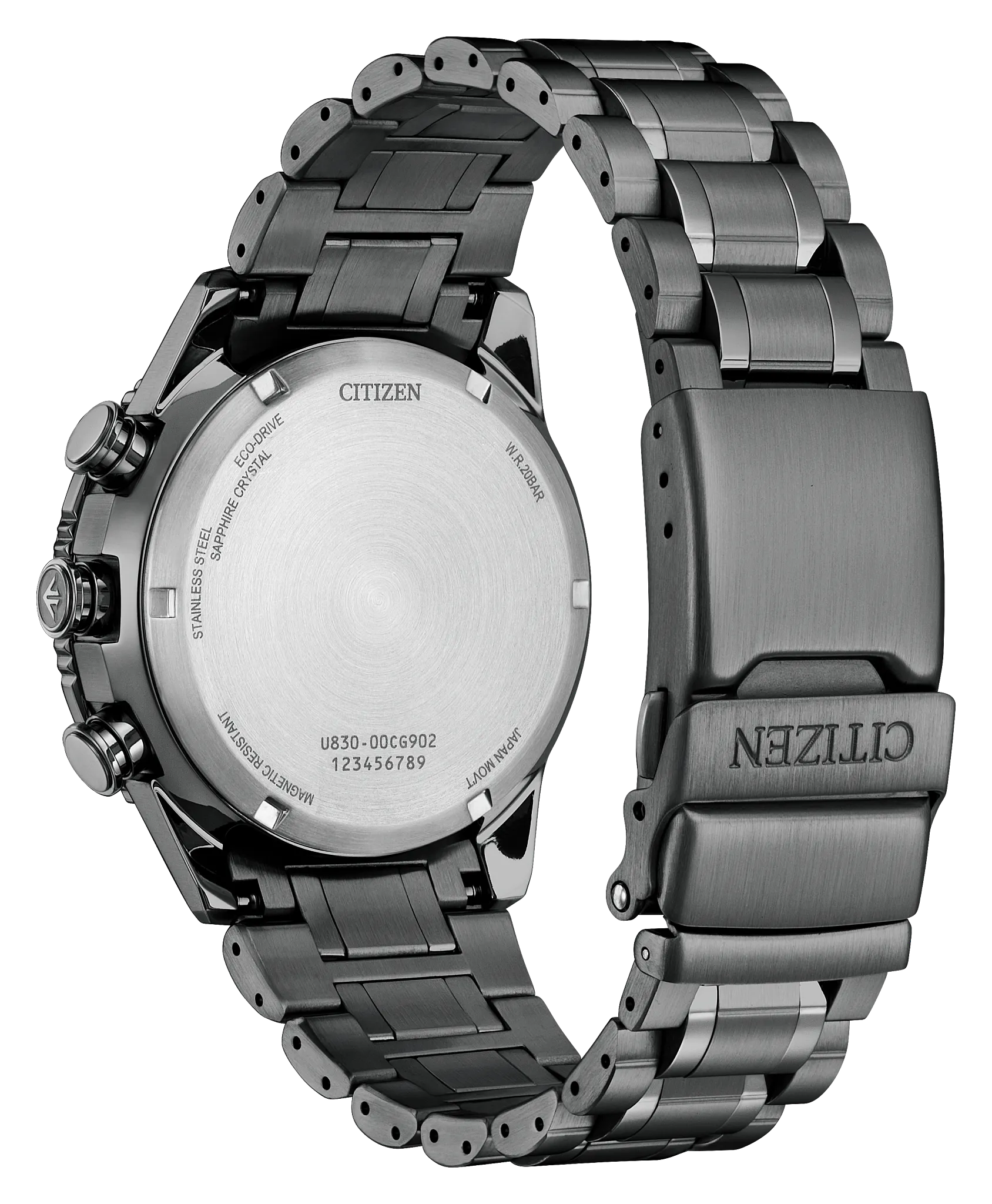 Promaster Skyhawk U830 Black Dial Stainless Steel Bracelet JV2005